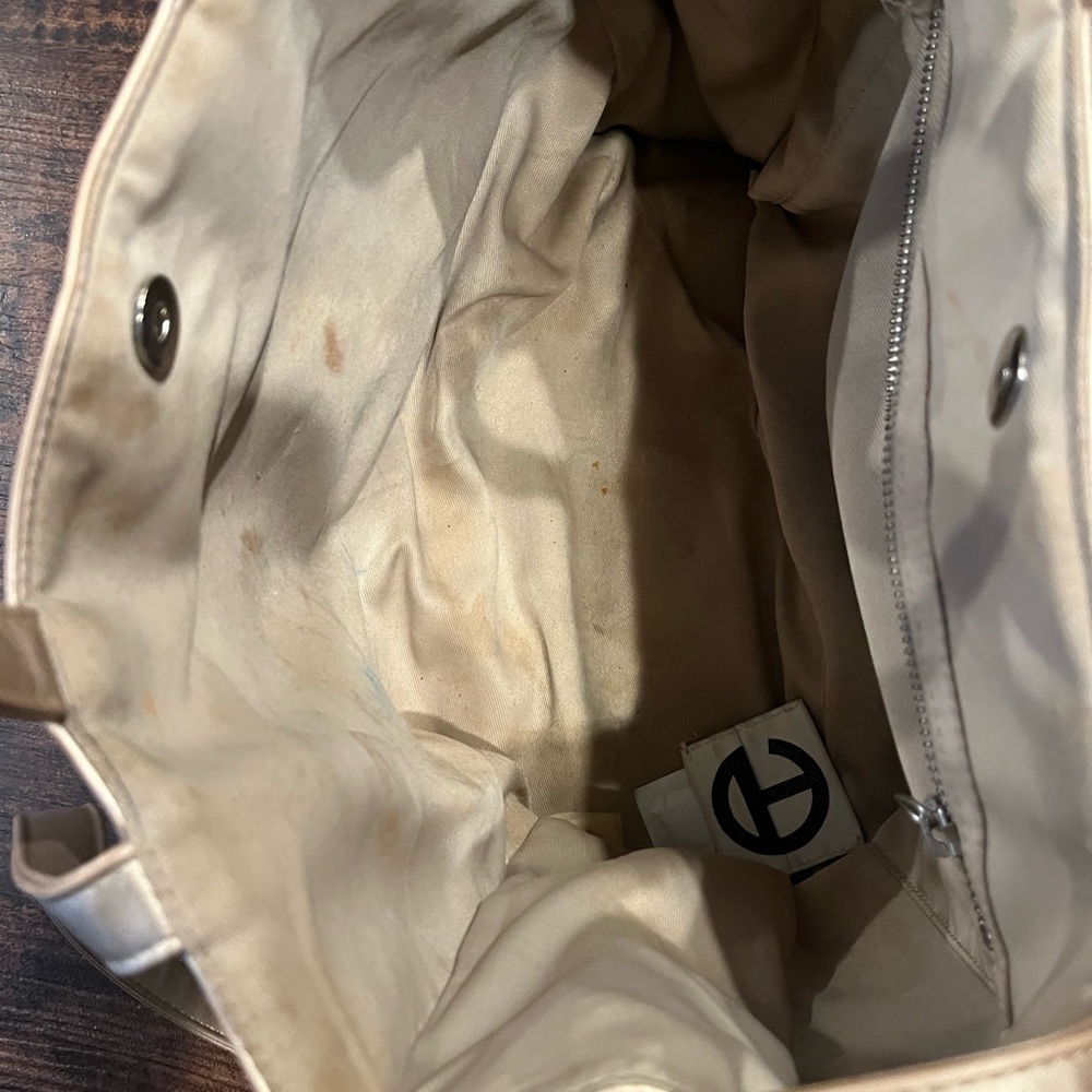 Telfar gold medium Tote Bag - Picture 3 of 5